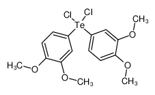 62136-57-6 bis(3,4-dimethoxyphenyl)tellurium dichloride