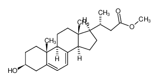 75716-74-4 spectrum, Methyl 3β-Hydroxy-24-norchola-5,7-dien-23-oate