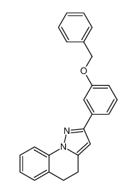 60230-71-9 2-(3-phenylmethoxyphenyl)-4,5-dihydropyrazolo[1,5-a]quinoline