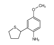 90861-94-2 Benzenamine, 4-methoxy-2-(tetrahydro-2-thienyl)-