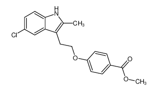 methyl 4-(2-(5-chloro-2-methyl-1H-indol-3-yl)ethoxy)benzoate 479422-23-6