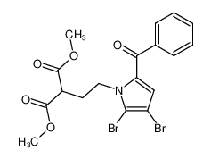 80965-18-0 structure, C18H17Br2NO5