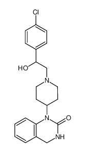 98754-22-4 1-{1-[2-(4-Chloro-phenyl)-2-hydroxy-ethyl]-piperidin-4-yl}-3,4-dihydro-1H-quinazolin-2-one