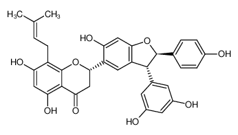 136997-68-7 structure, C34H30O9