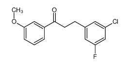 898750-16-8 structure, C16H14ClFO2