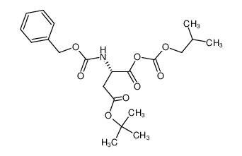 41446-22-4 (S)-(S)-2-(((benzyloxy)carbonyl)amino)-4-(tert-butoxy)-4-oxobutanoic (isobutyl carbonic) anhydride
