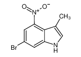 6-溴-3-甲基-4-硝基-1H-吲哚