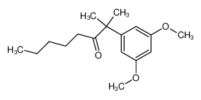 2-(3,5-dimethoxyphenyl)-2-methyloctan-3-one 55048-08-3