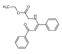 142835-03-8 ethyl N-(3-oxo-1,3-diphenyl-1-propenyl)glycinate