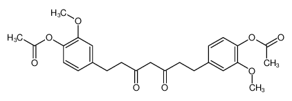 [4-[7-(4-acetyloxy-3-methoxyphenyl)-3,5-dioxoheptyl]-2-methoxyphenyl] acetate