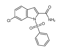 1-(benzenesulfonyl)-6-chloroindole-2-carboxamide 540740-48-5