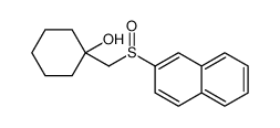 1-(naphthalen-2-ylsulfinylmethyl)cyclohexan-1-ol 38226-53-8