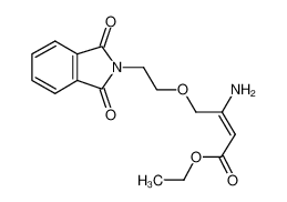 ethyl 3-amino-4-[2-(1,3-dioxoisoindol-2-yl)ethoxy]but-2-enoate 265136-65-0