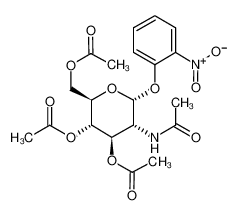 2-Nitrophenyl2-acetamido-3,4,6-tri-O-acetyl-2-deoxy-a-D-glucopyranoside 13264-91-0