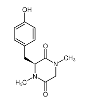 193274-66-7 spectrum, 1,4-dimethyl-3-(p-hydroxy)benzyl-2,5-piperazinedione