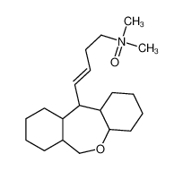 4-(1,2,3,4,4a,6,6a,7,8,9,10,10a,11,11a-tetradecahydrodibenzo[1,2-a:2',1'-e]oxepin-11-yl)-N,N-dimethylbut-3-en-1-amine oxide 22684-91-9