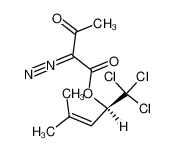 73986-06-8 (R)-1,1,1-Trichloro-4-methyl-3-penten-2-yl diazoacetoacetate