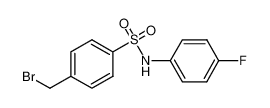 4-(bromomethyl)-N-(4-fluorophenyl)benzenesulfonamide 260969-08-2