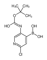 [2-chloro-5-[(2-methylpropan-2-yl)oxycarbonylamino]pyridin-4-yl]boronic acid 1006689-23-1