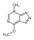 7H-Pyrazolo[3,4-d]pyrimidine,4-methoxy-7-methyl-(9CI) 343330-75-6