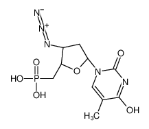 172293-43-5 [(2S,3S,5R)-3-azido-5-(5-methyl-2,4-dioxopyrimidin-1-yl)oxolan-2-yl]methylphosphonic acid