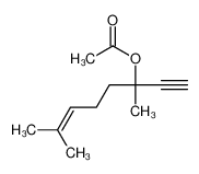3,7-dimethyloct-6-en-1-yn-3-yl acetate 29171-21-9