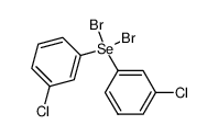 141536-13-2 structure, C12H8Br2Cl2Se