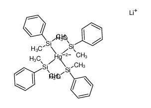 57528-86-6 structure, C32H44HgLiSi4-