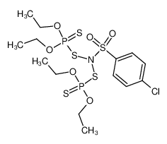 28190-42-3 structure, C14H24ClNO6P2S5