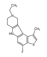 89875-86-5 structure, C16H17FN2S