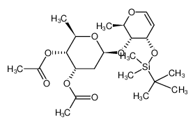 389860-84-8 (2R,3R,4S,6S)-6-(((2R,3R,4S)-4-((tert-butyldimethylsilyl)oxy)-2-methyl-3,4-dihydro-2H-pyran-3-yl)oxy)-2-methyltetrahydro-2H-pyran-3,4-diyl diacetate