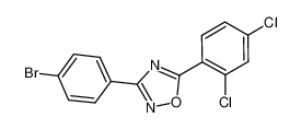 3-(4-溴苯基)-5-(2,4-二氯苯基)-1,2,4-噁二唑