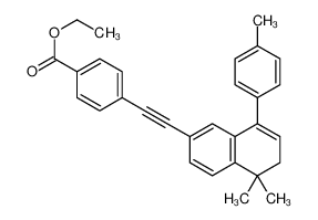 ethyl 4-[2-[5,5-dimethyl-8-(4-methylphenyl)-6H-naphthalen-2-yl]ethynyl]benzoate 171568-43-7