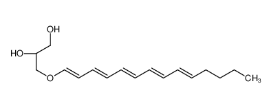 (2S)-3-[(1E,3E,5E,7E,9E)-tetradeca-1,3,5,7,9-pentaenoxy]propane-1,2-diol 91379-15-6