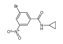 N-环丙基-3-溴-5-硝基苯甲酰胺