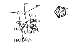 95978-99-7 structure, C22H43BCl2F4FeP4W