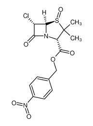 p-nitrobenzyl 6α-chloropenicillinate 1β-oxide 100294-23-3