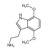 2-(4,7-Dimethoxy-1H-indol-3-yl)ethanamine 91557-43-6