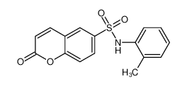 84015-73-6 N-(2-methylphenyl)-2-oxochromene-6-sulfonamide