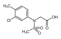 N-(3-Chloro-4-methylphenyl)-N-(methylsulfonyl)glycine 392313-39-2