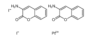 76294-99-0 structure, C18H14I2N2O4Pt