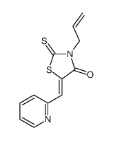 (5Z)-3-prop-2-enyl-5-(pyridin-2-ylmethylidene)-2-sulfanylidene-1,3-thiazolidin-4-one