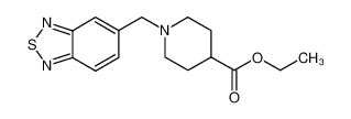 ethyl 1-(2,1,3-benzothiadiazol-5-ylmethyl)piperidine-4-carboxylate