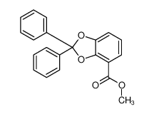 72553-33-4 methyl 2,2-diphenyl-1,3-benzodioxole-4-carboxylate