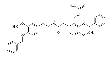 1422431-33-1 2-(benzyloxy)-6-(2-(4-(benzyloxy)-3-methoxyphenethylamino)-2-oxoethyl)-3-methoxybenzyl acetate