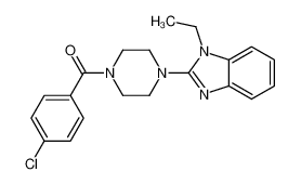 604741-82-4 structure, C20H21ClN4O