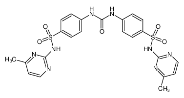 13616-29-0 structure, C23H22N8O5S2