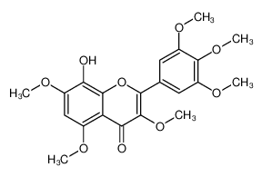 8-羟基-3,5,7,3',4',5'-六甲氧基黄酮
