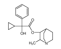 (2-methyl-1-azabicyclo[2.2.2]octan-3-yl) 2-cyclopropyl-2-hydroxy-2-phenylacetate 101710-92-3