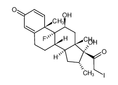 2029-18-7 structure, C22H28FIO4